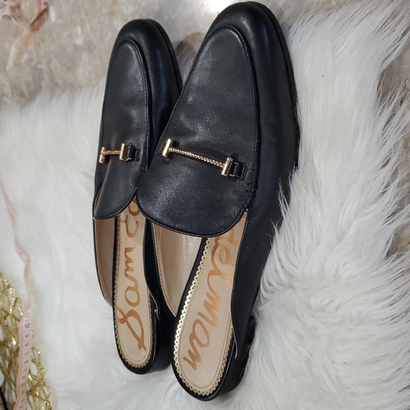 Sam Edelman Lennie black slipon loafers mules size 8.5 - Picture 4 of 12